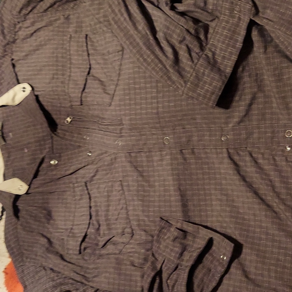 Premium outdoor gear. Light weight snap button utility shirt by rei
